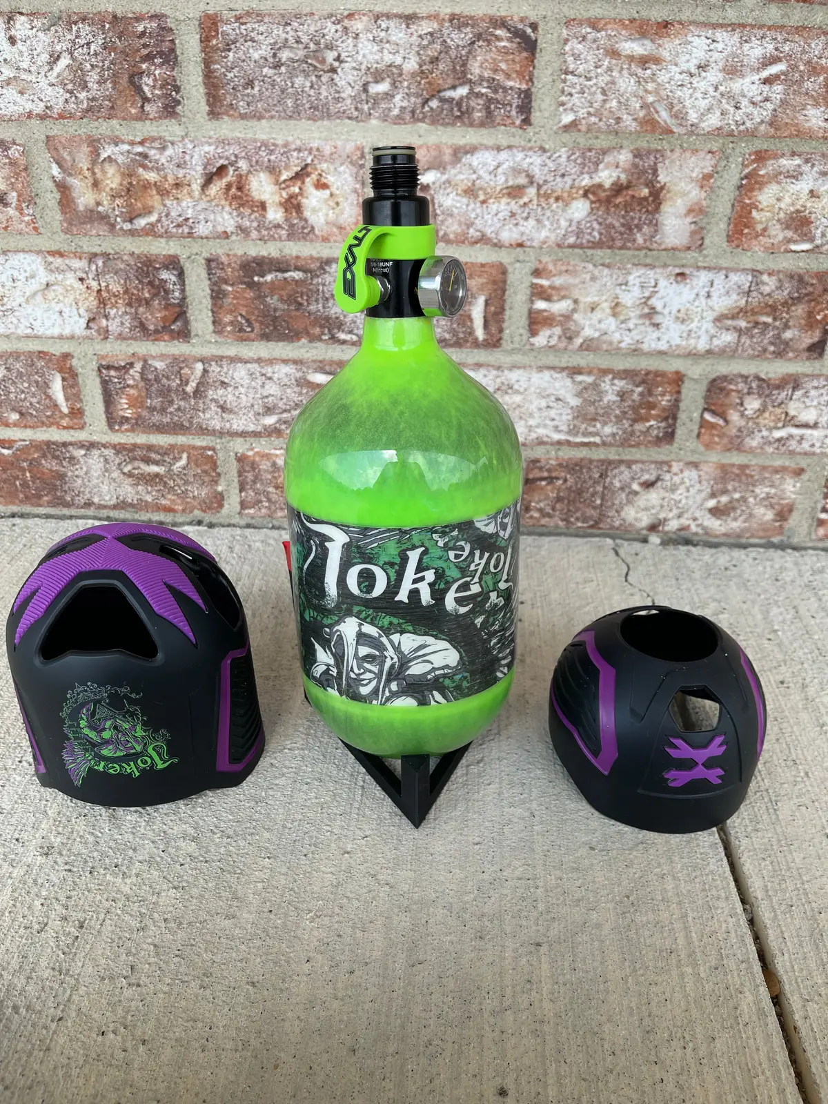 Used Empire Carbon Fiber 68/4500 Paintball Tank - Joker Edition 1