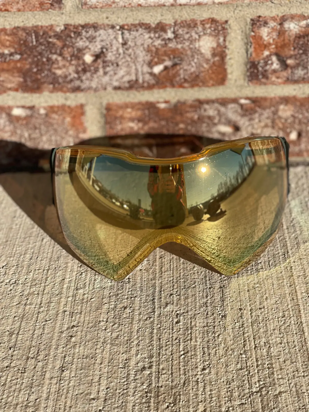 Used Push Unite Paintball Lens - Gold 1