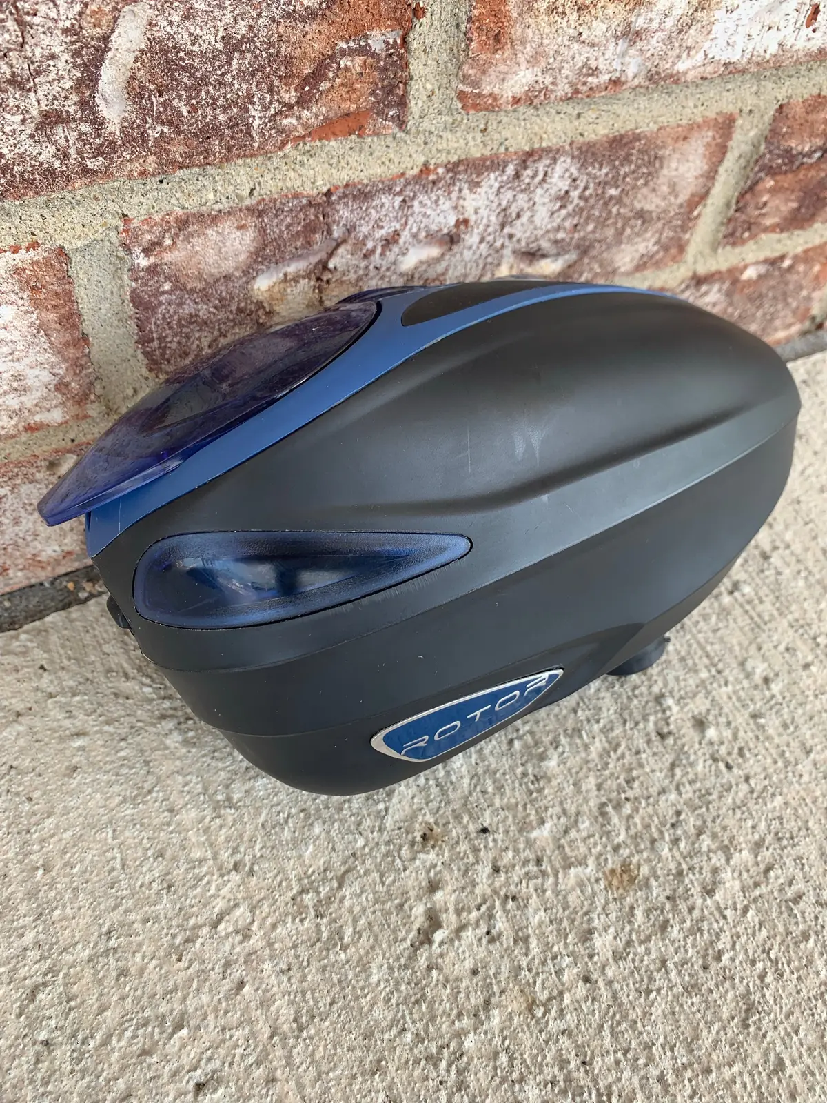 Used Dye Rotor Paintball Loader- Black/Blue 1