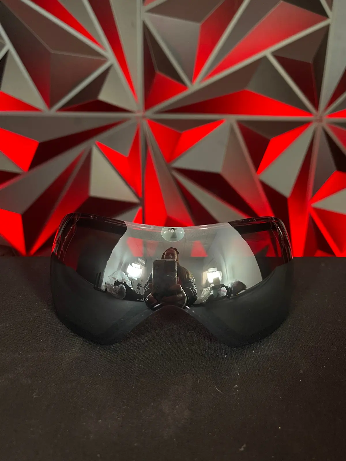 Used V-Force Grill Lens Semi-Revo Hd Mirror Paintball Lens 1