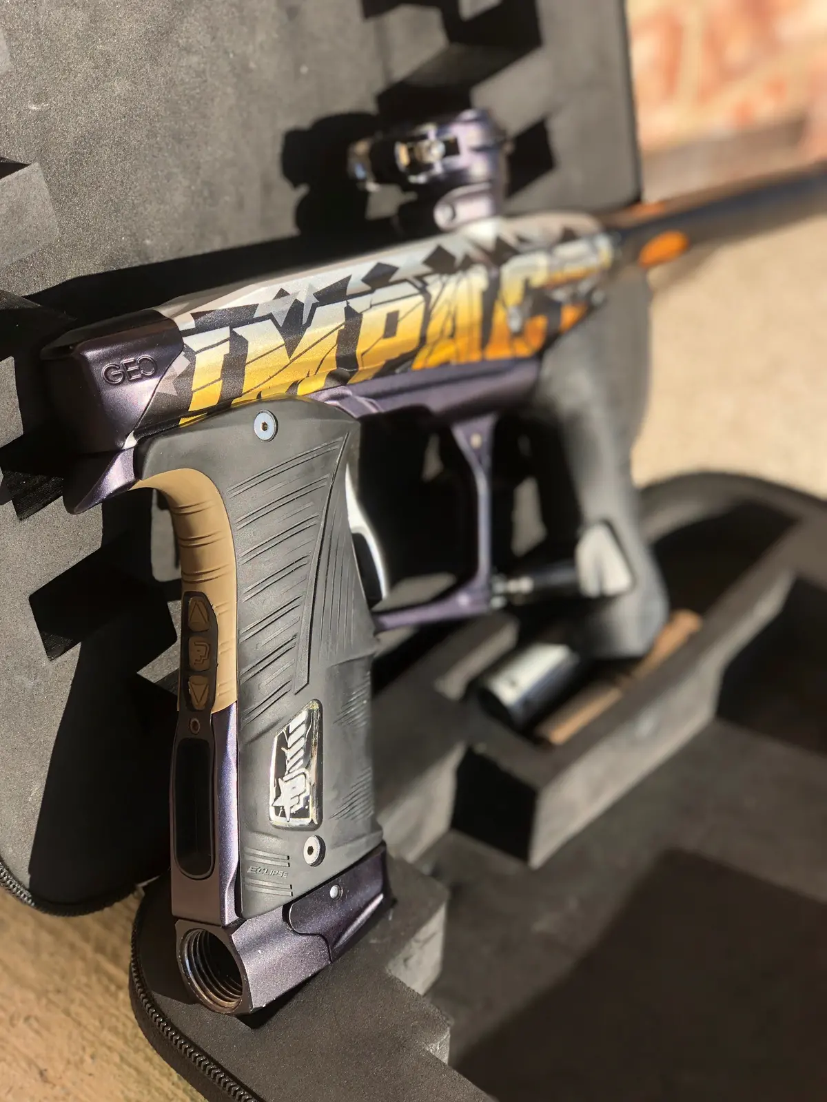 Used Planet Eclipse Geo 3.5 Paintball Gun - Edmonton Impact Cut #24 1