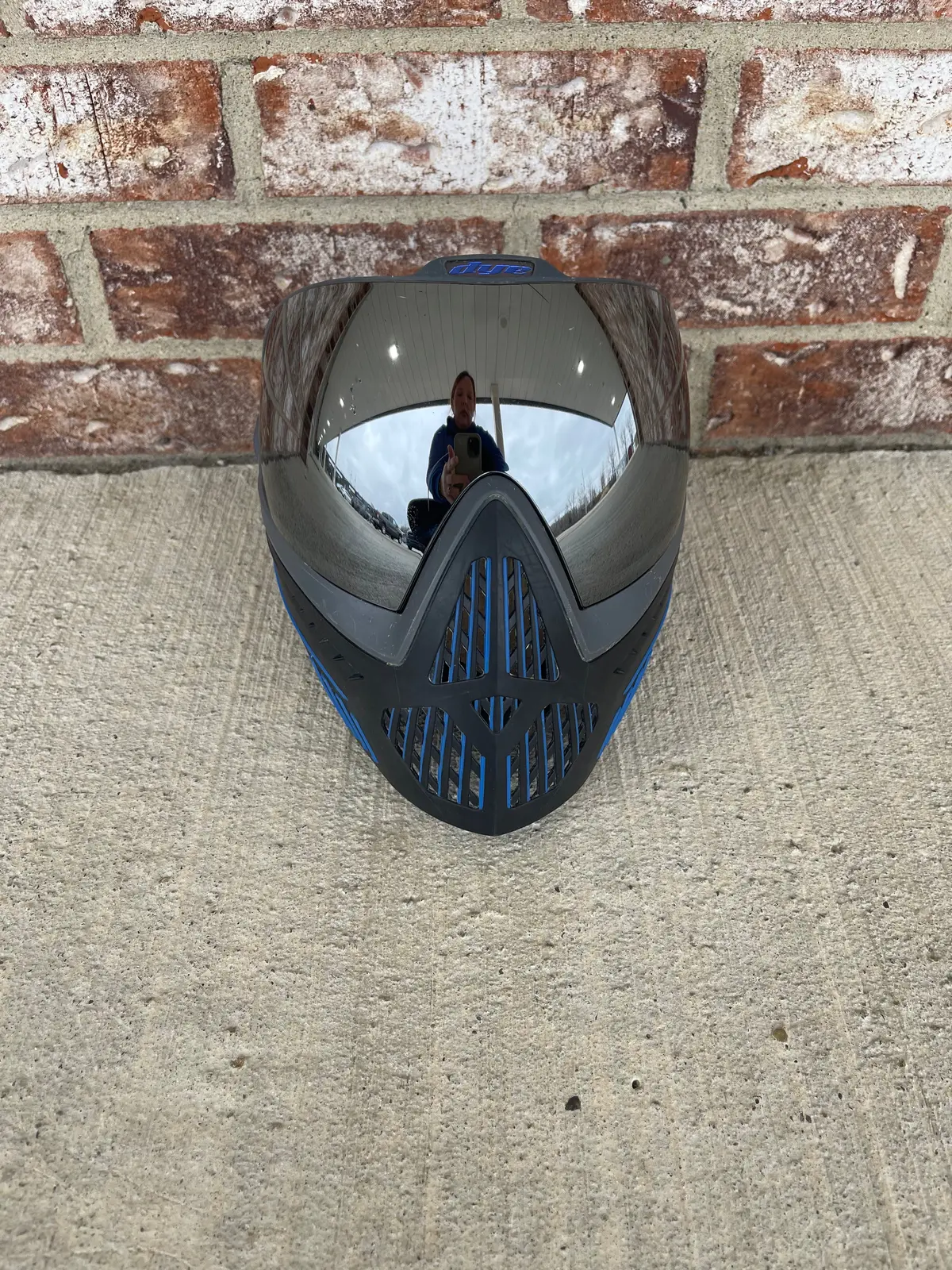 Used Dye I5 Paintball Goggle - Storm (Black W/Blue) 1