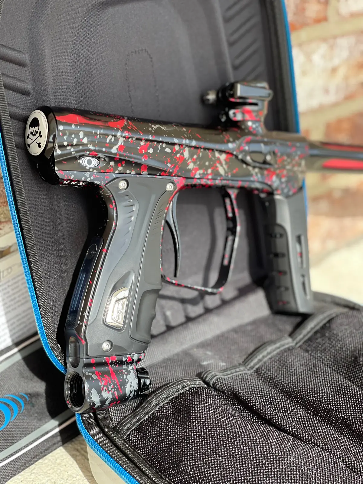 Used Shocker Xls Paintball Gun - Punishers Edition #14 1