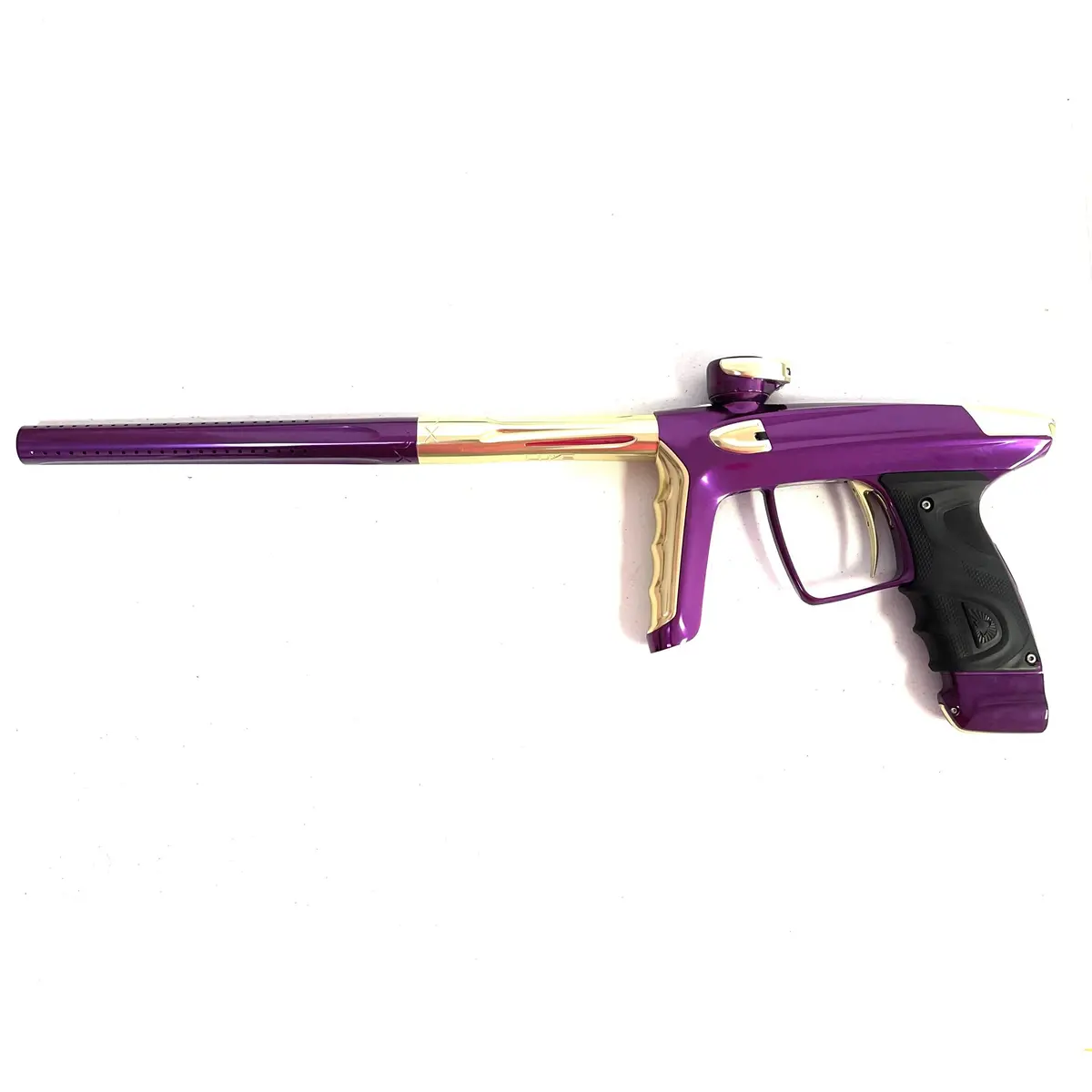 Dlx Luxe Tm40 Paintball Gun - Polished Purple/Polished Gold 1