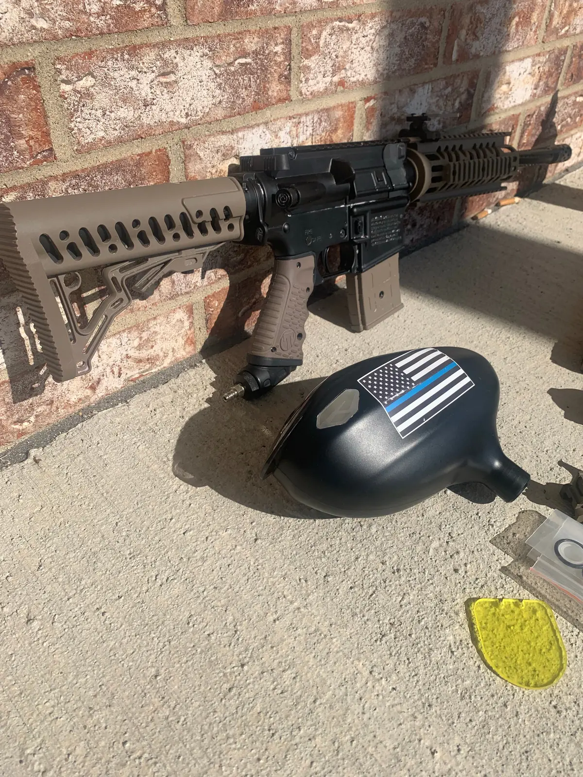 Used Tippmann Tmc Complete Package- Tan/Black 1