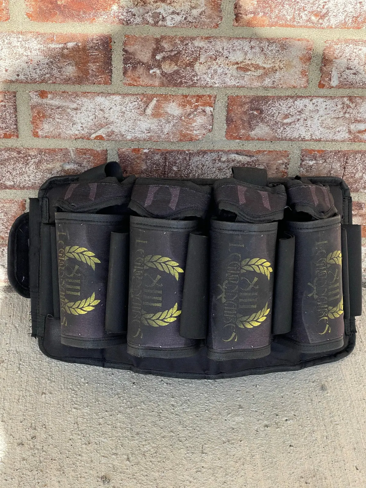 Used 13Th Legionnaires Custom Strapless Paintball Pack 4 + 7 1