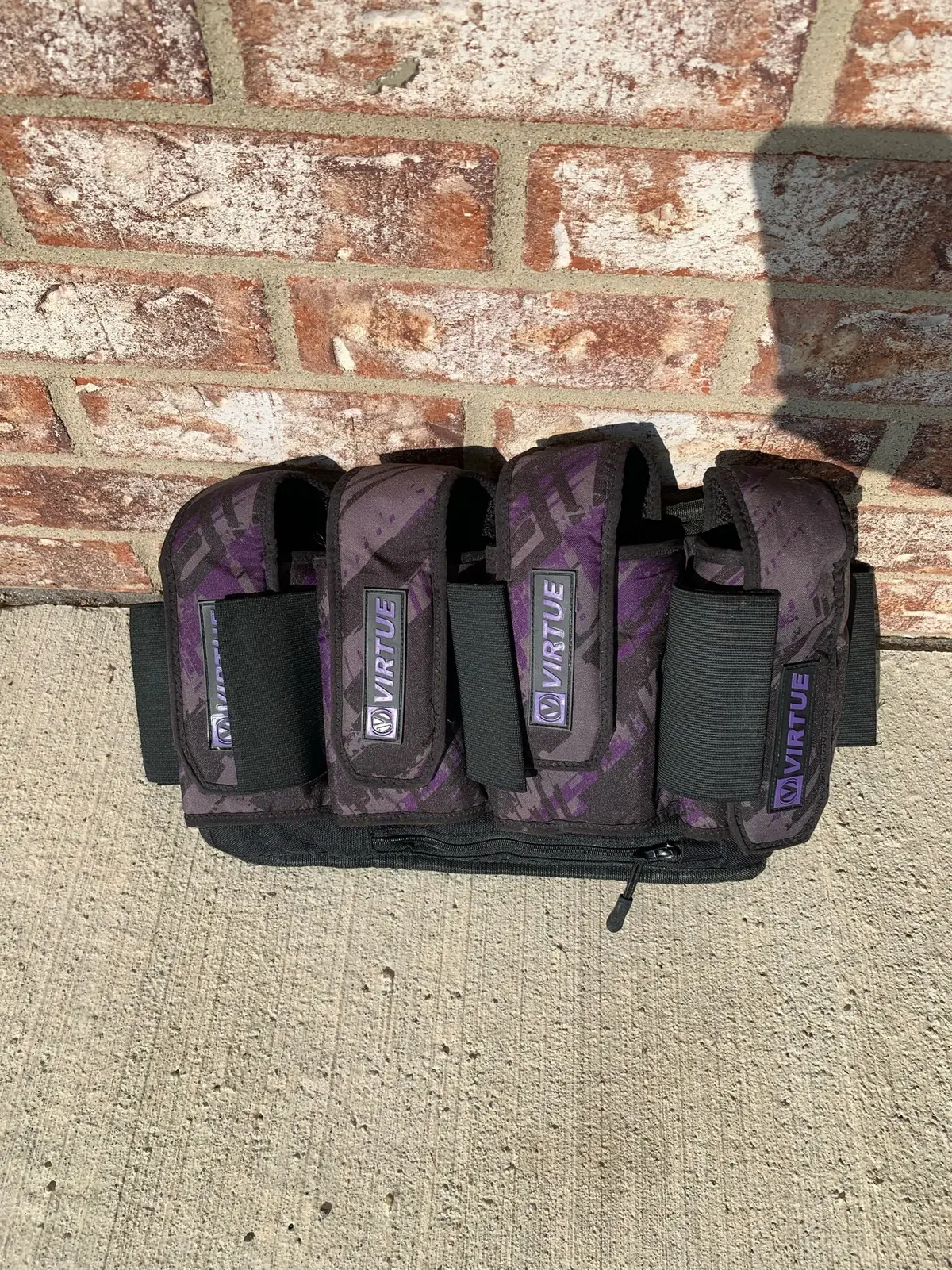 Used Virtue Elite 4+7 Paintball Pod Pack- Purple 1