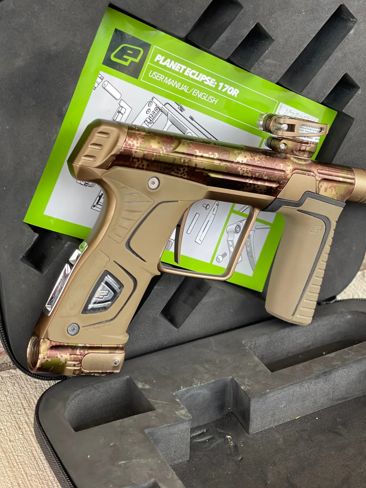 Used Planet Eclipse Gtek 170R Paintball Gun - Hde Earth 1