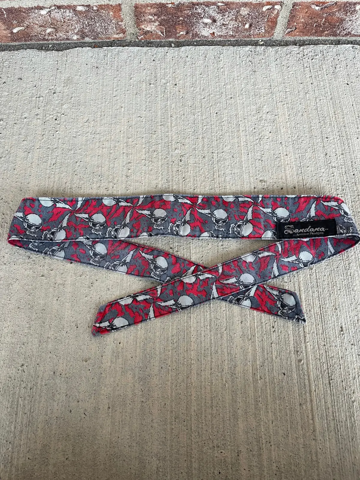 Used Sandana Paintball Headband - Red / Grey 1