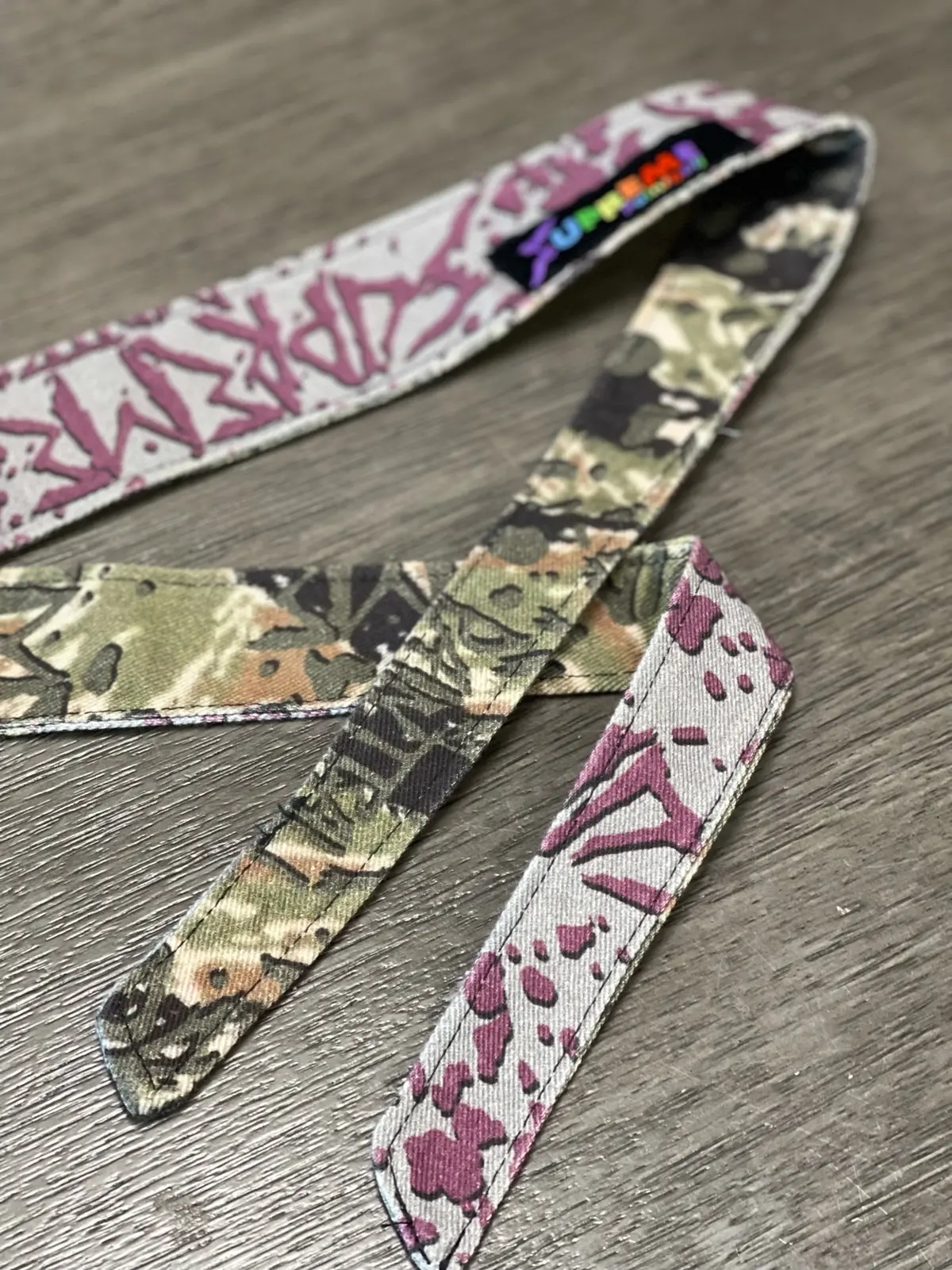 *Used* Supreme Paintball 1 Of 1 Duel Tag - Rainbow/Camo Tag 1