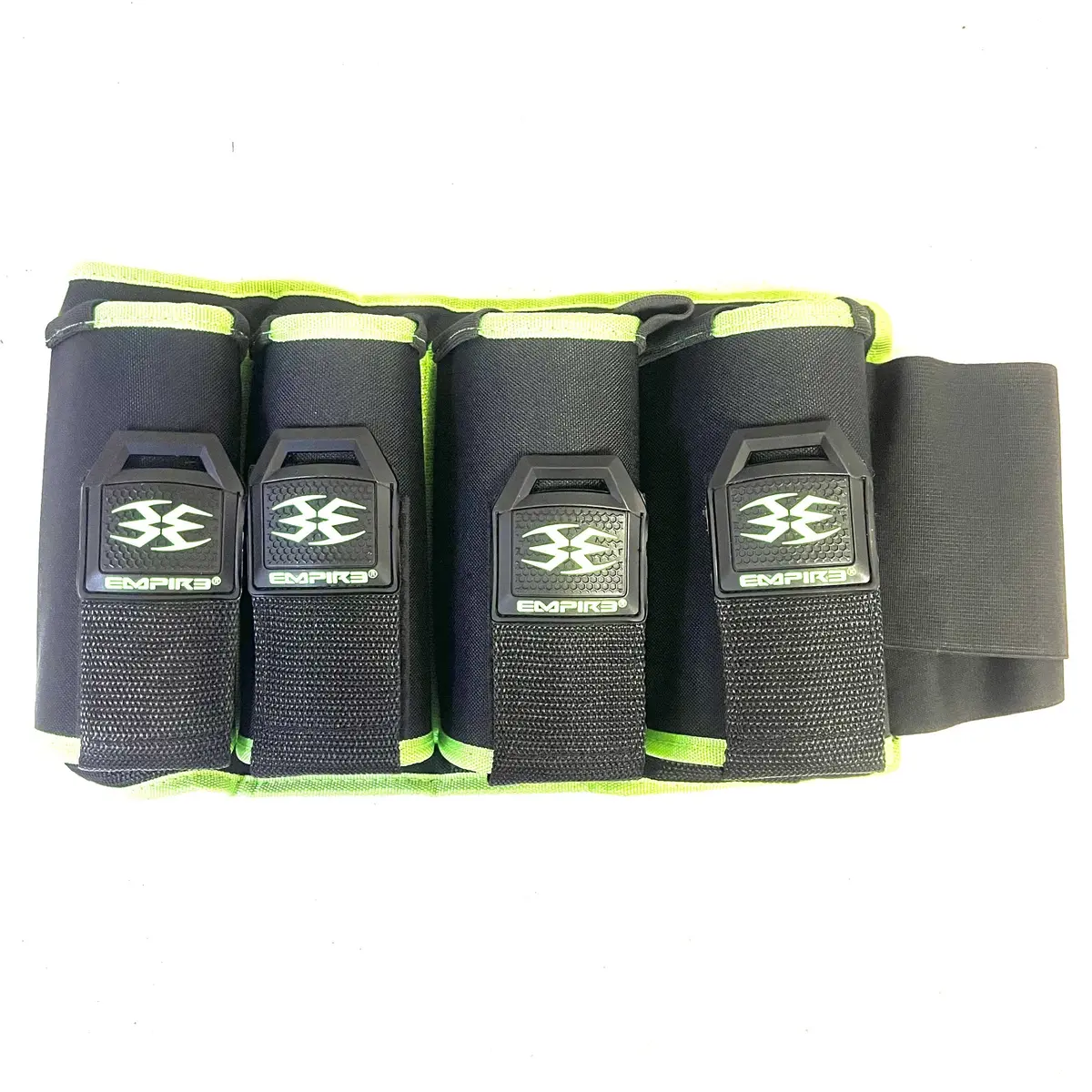 Empire Omega Paintball Harness - 4+0 Pack - Black With Lime 1