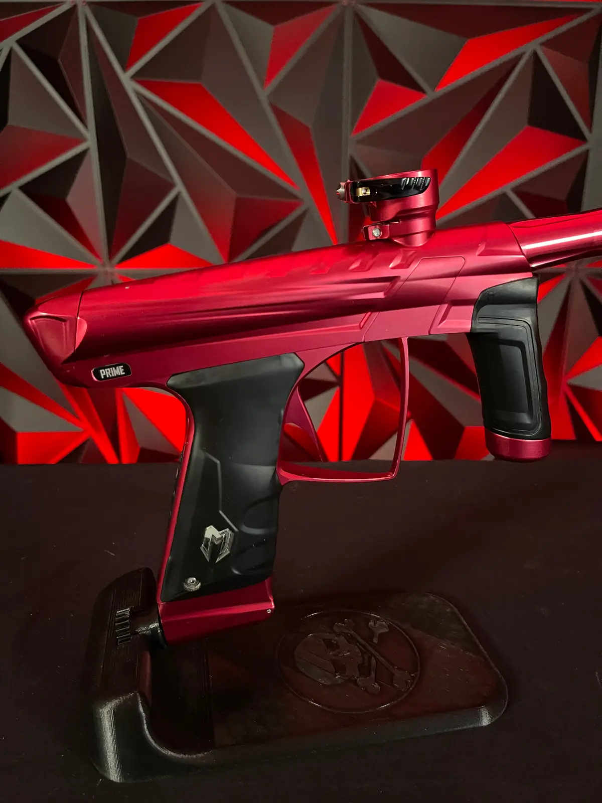 Used Macdev Prime Xts Paintball Gun - Gloss Red W/2 Shift 3 Inserts 1