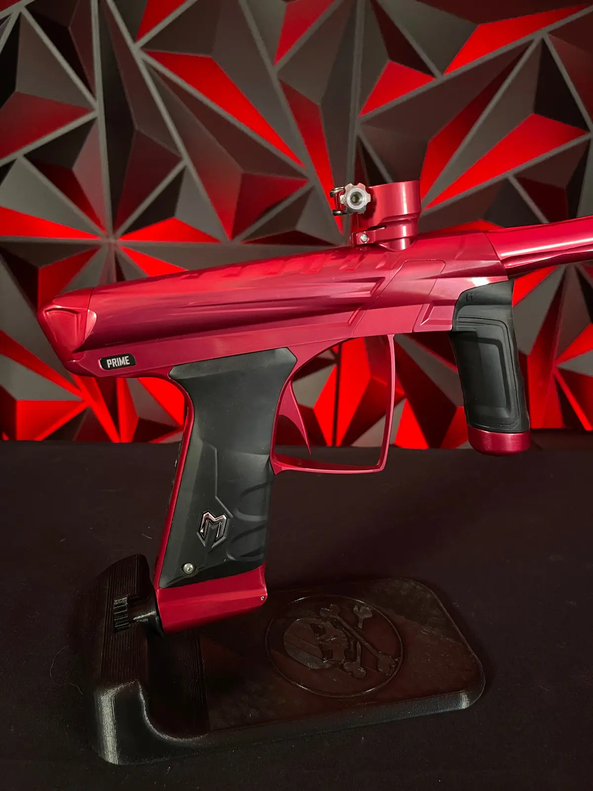 Used Macdev Prime Xts Paintball Gun - Gloss Red W/2 Shift 3 Inserts 1