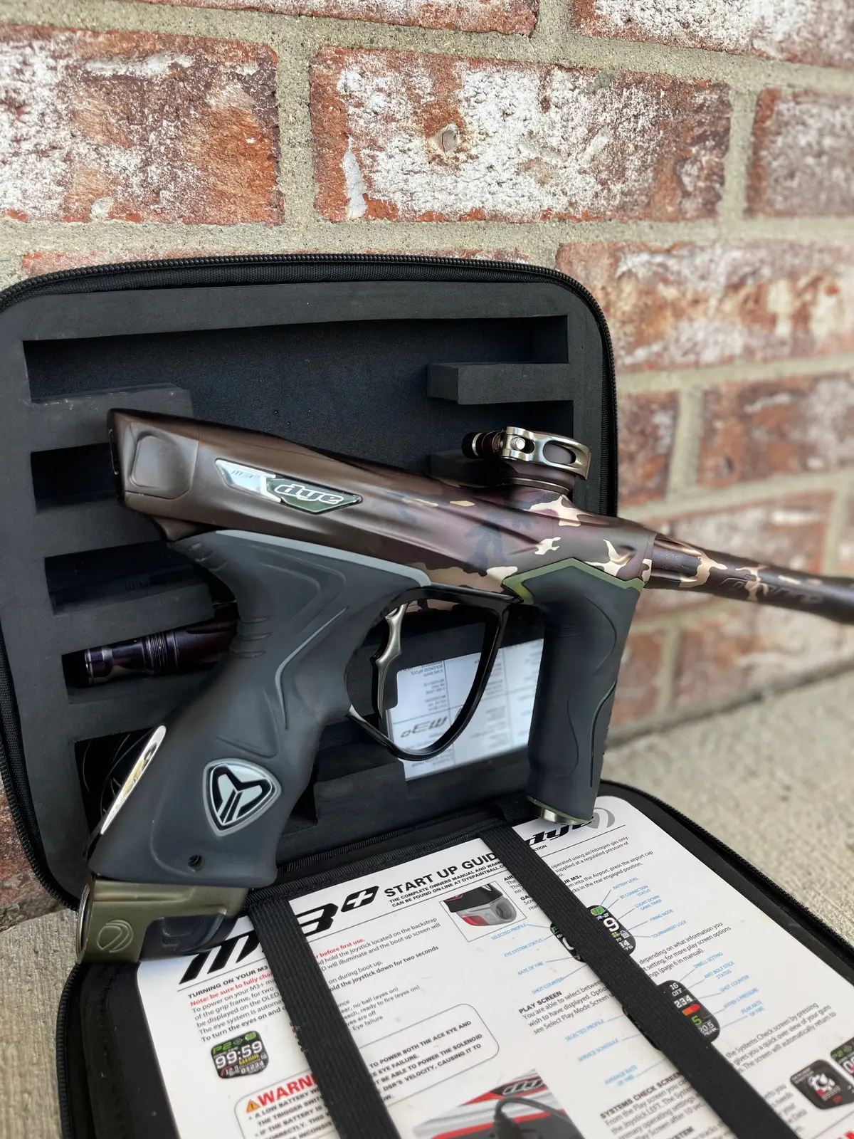 Used Dye M3+ Paintball Gun - Pga Woodland 1