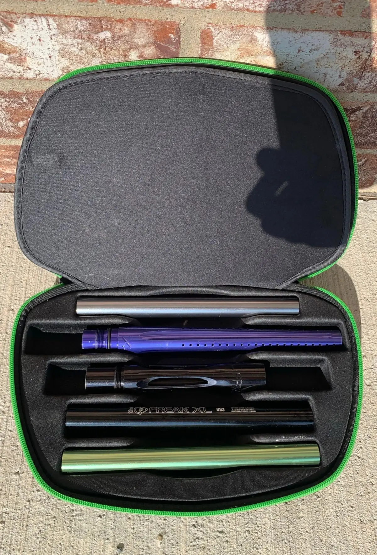 Used Freak Xl Complete Boremaster Kit W/ Freak Xl Barrel Tip (Gloss Purple) - Ac Thread - Aluminum Xl Inserts 1