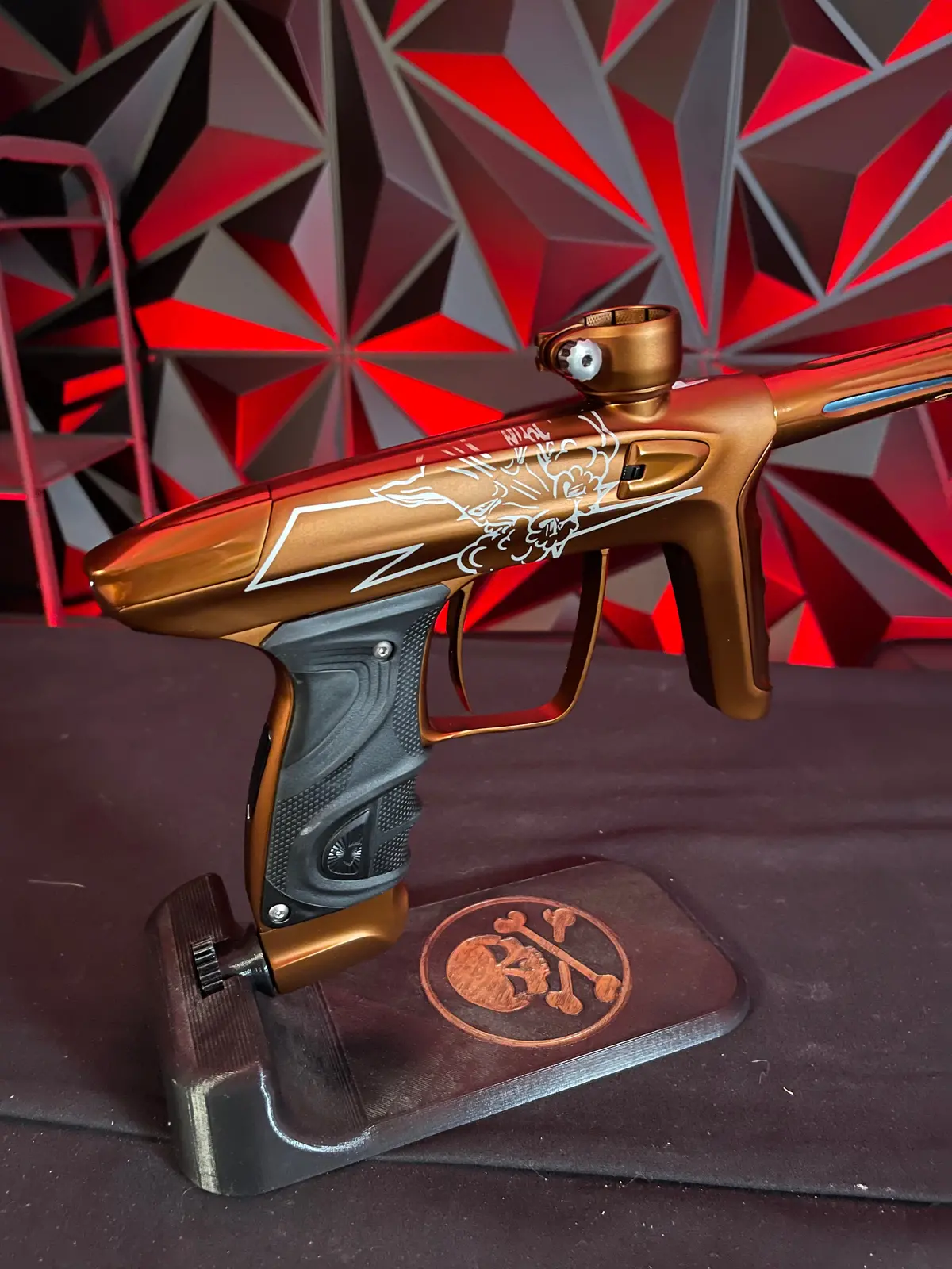 Used Dlx Luxe Tm40 Paintball Marker - Bronze Thunderhorse 1