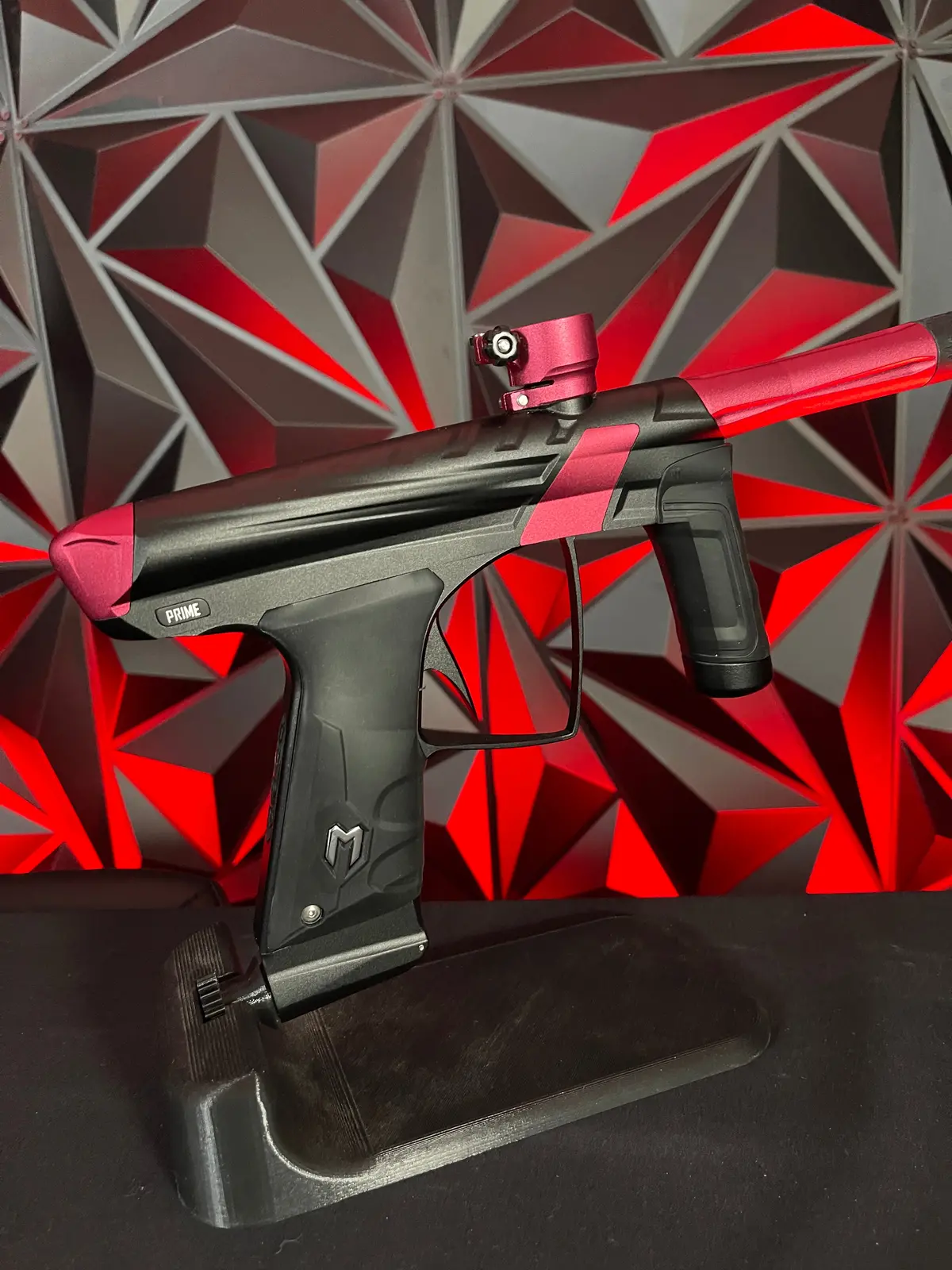 Used Macdev Prime Xts Paintball Gun - Dust Black / Dust Red 1