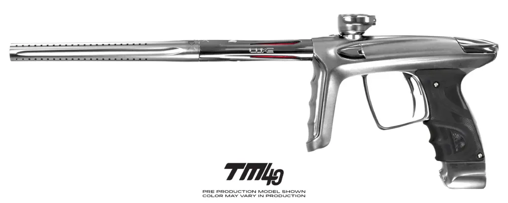 Dlx Luxe Tm40 Paintball Gun - Dust Silver/Polished Silver 1