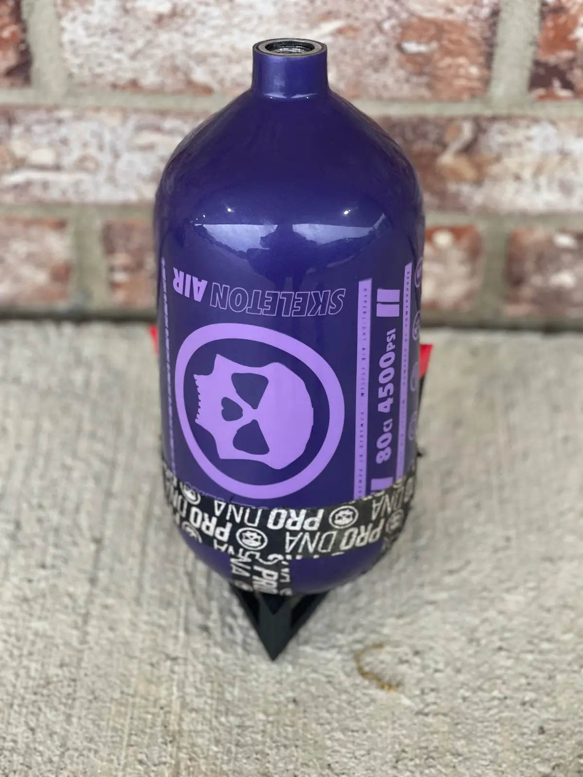 Used Infamous Hyperlight 80/4500 Paintball Tank- Purple - Bottle Only 1