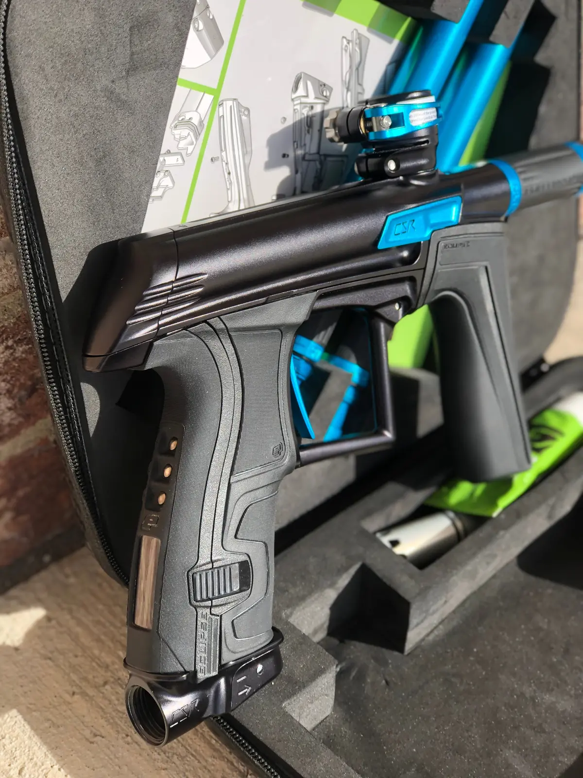 Used Planet Eclipse Csr Paintball Gun - Blue Shadow 1
