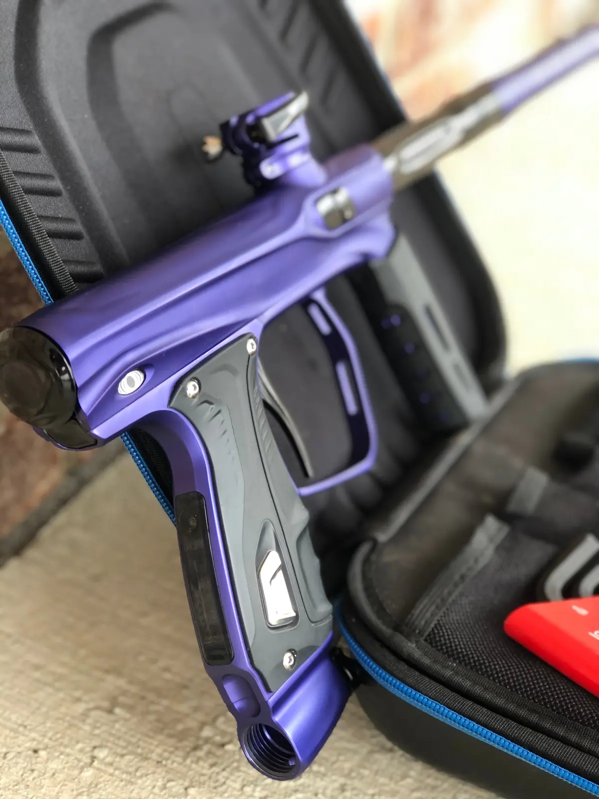 Used Sp Shocker Xls Paintball Gun - Dust Purple 1