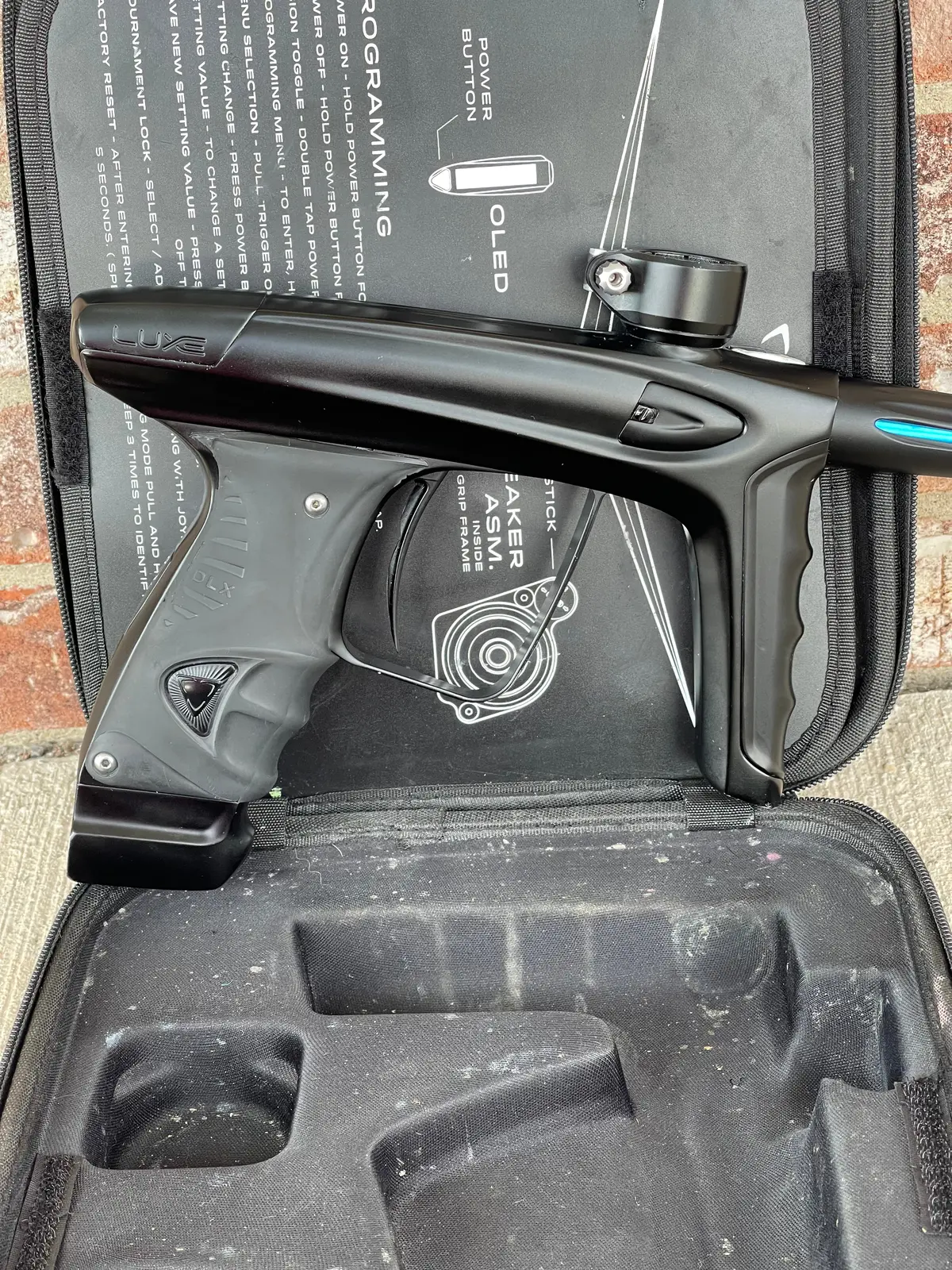 Used Dlx Luxe Ice Paintball Gun - Dust Black 1