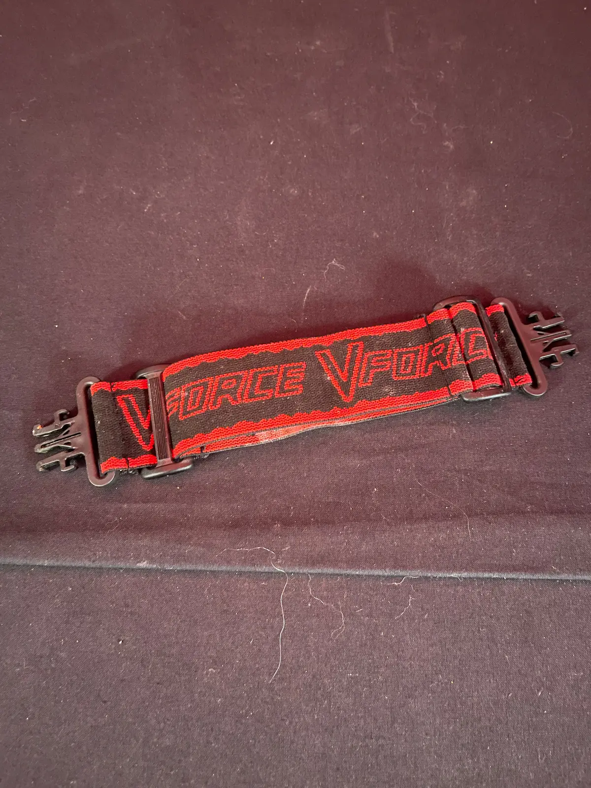 Used V-Force Paintball Back Strap - Black/Red 1