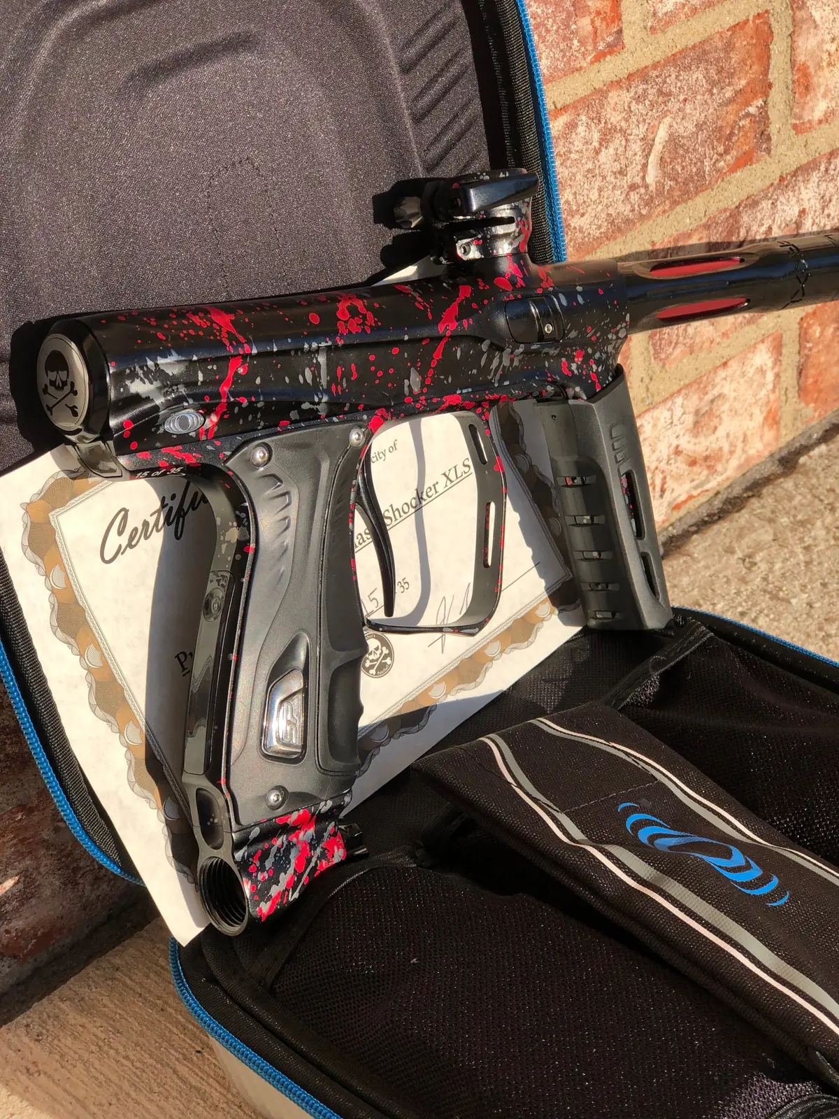 Used Shocker Xls Paintball Gun - Punishers Edition #15 1