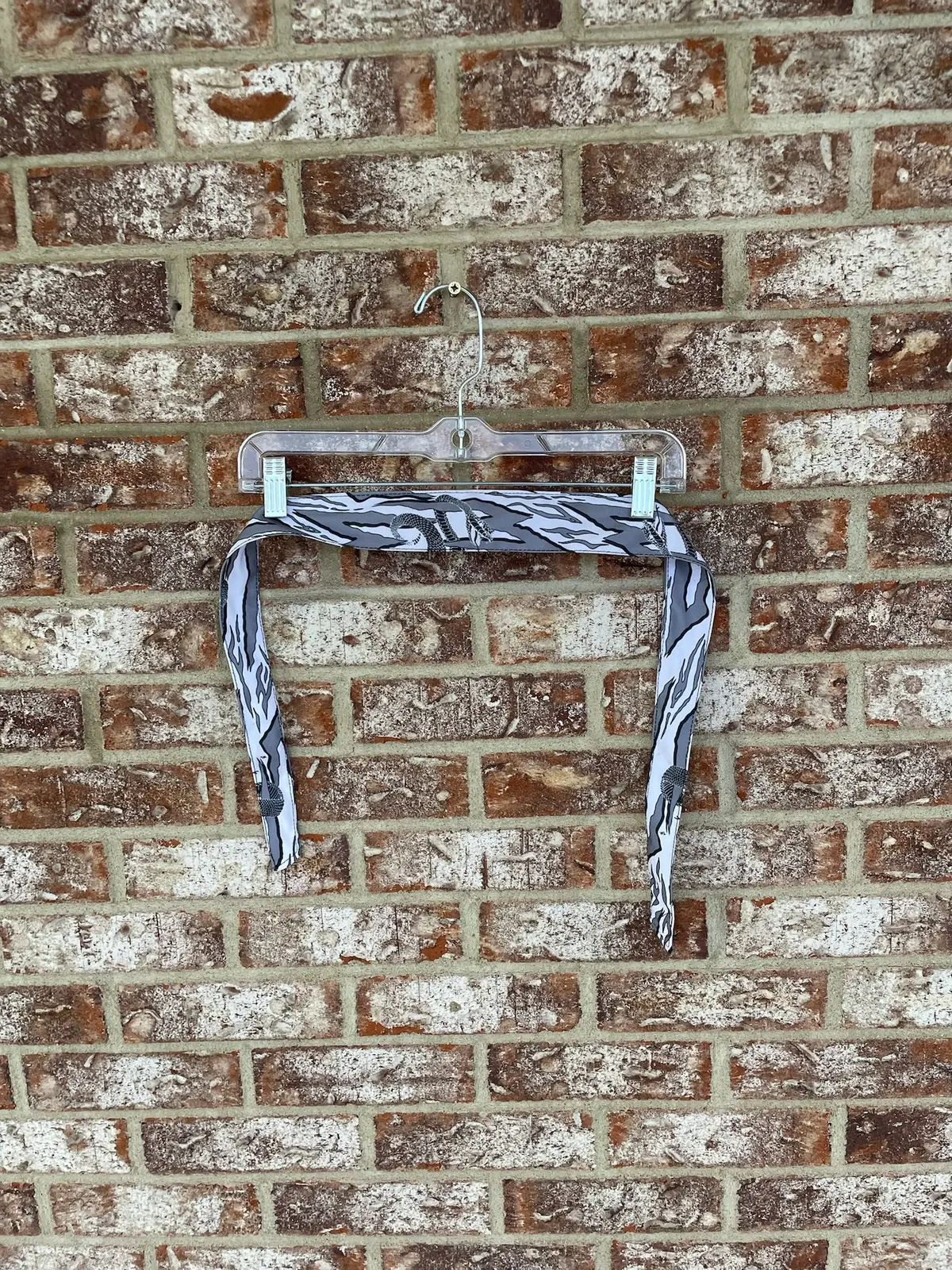 Used Hk Army Headband - Snakes - Grey/White 1