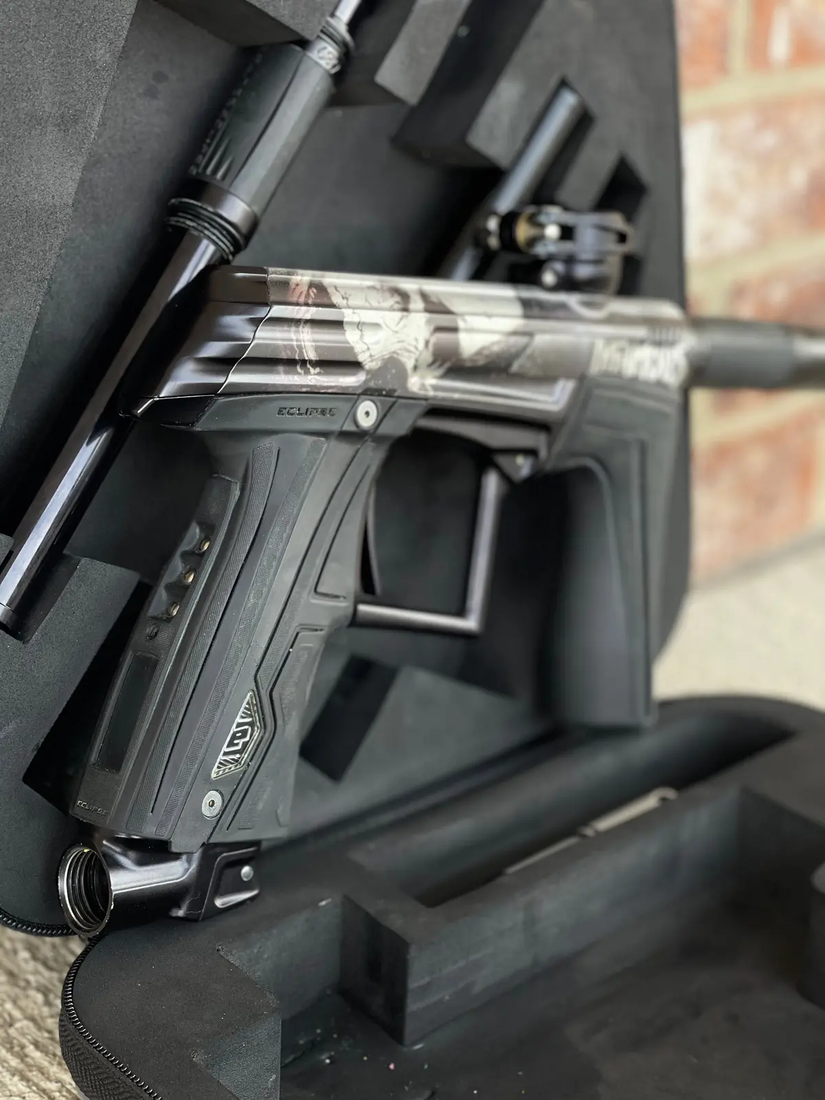 Used Planet Eclipse Cs1.5 Paintball Gun - Infamous "Skull" Edition 1