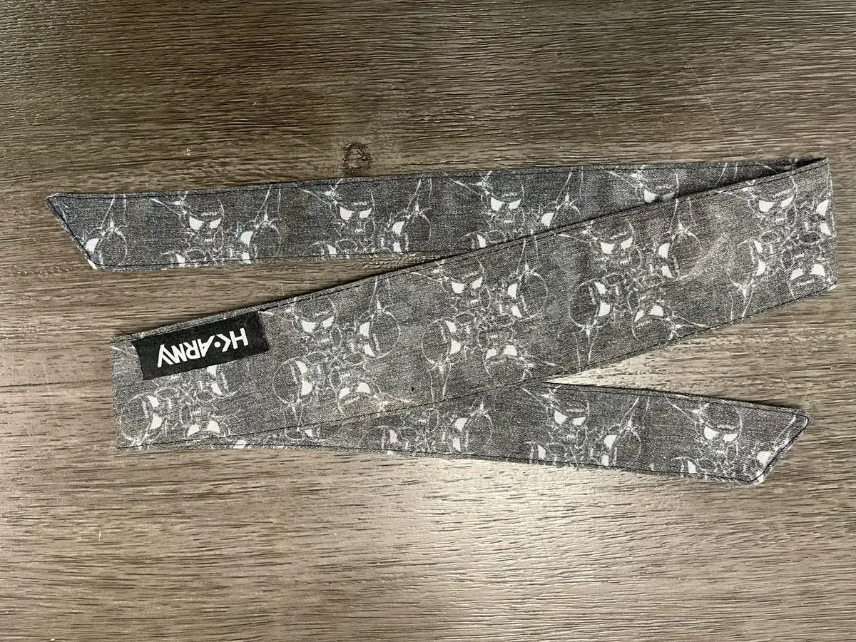 Used Hk Army Retro Headband- Faded Grey 1