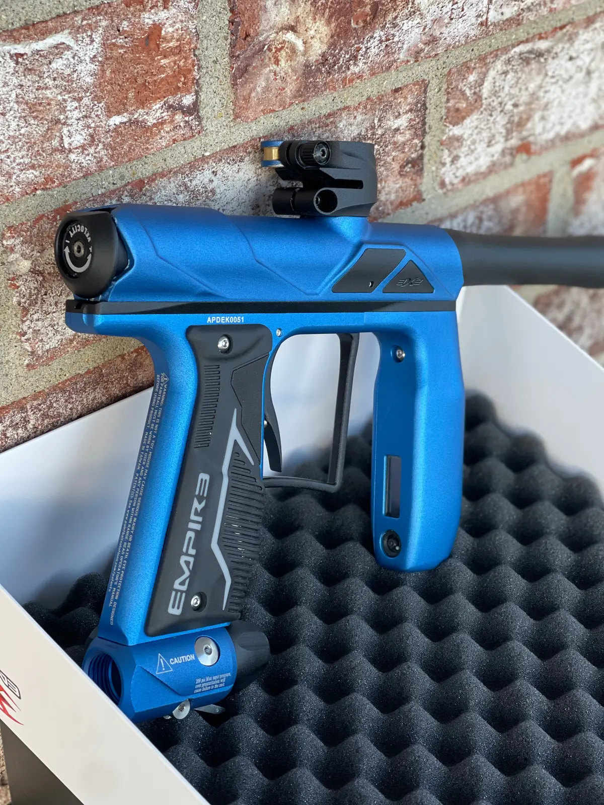 Used Empire Axe Pro Paintball Gun - Dust Blue/Black 1