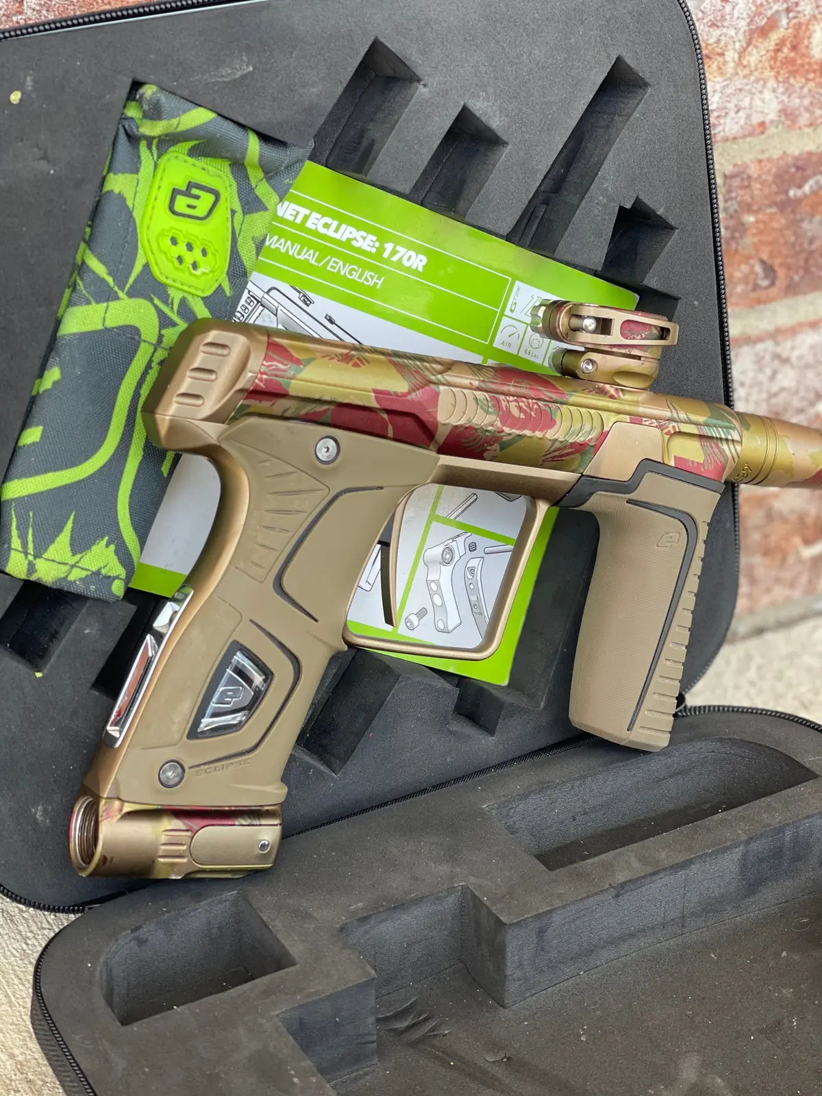 Used Planet Eclipse Gtek 170R Paintball Gun - Le Predator Camo 1