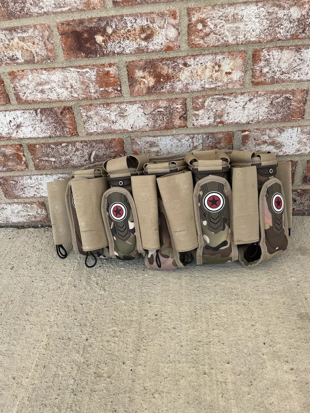 Used Gi Sportz Strapped Pack 5+8 Harness -  Camo 1