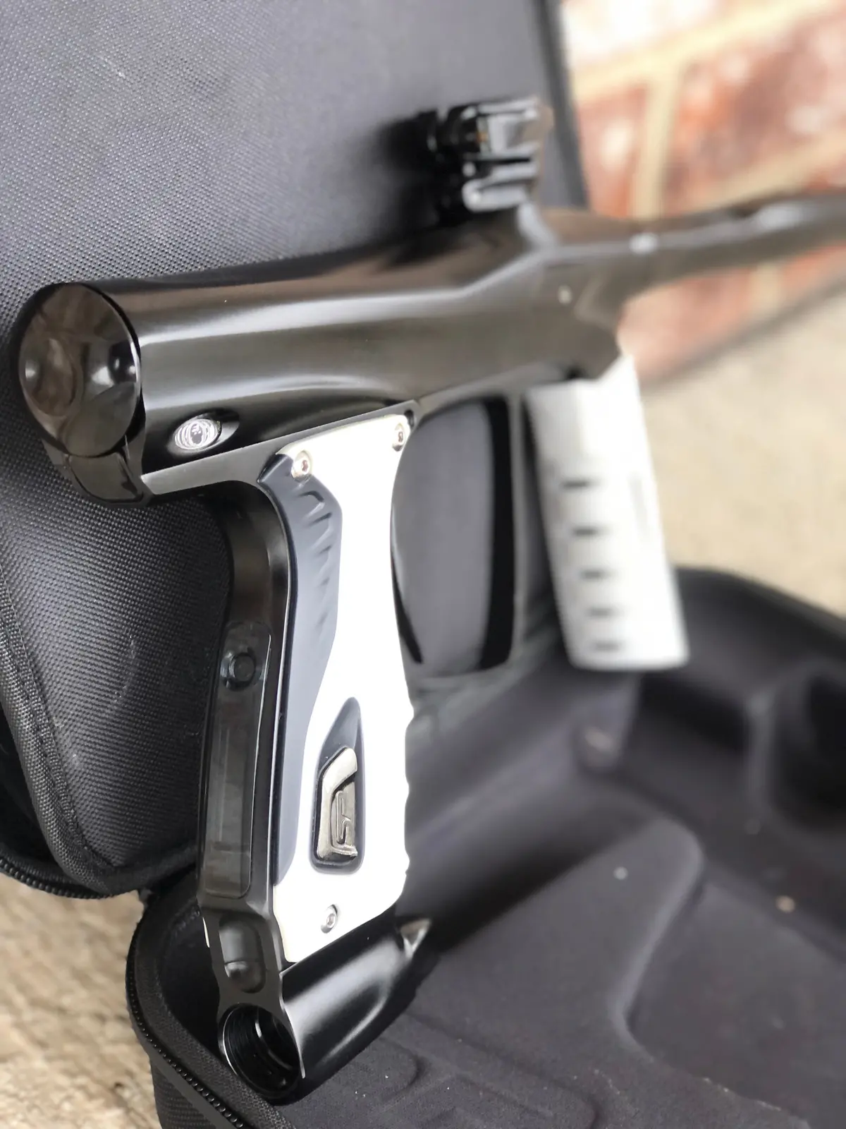 Used Sp Shocker Rsx Paintball Gun - Dust Black 1