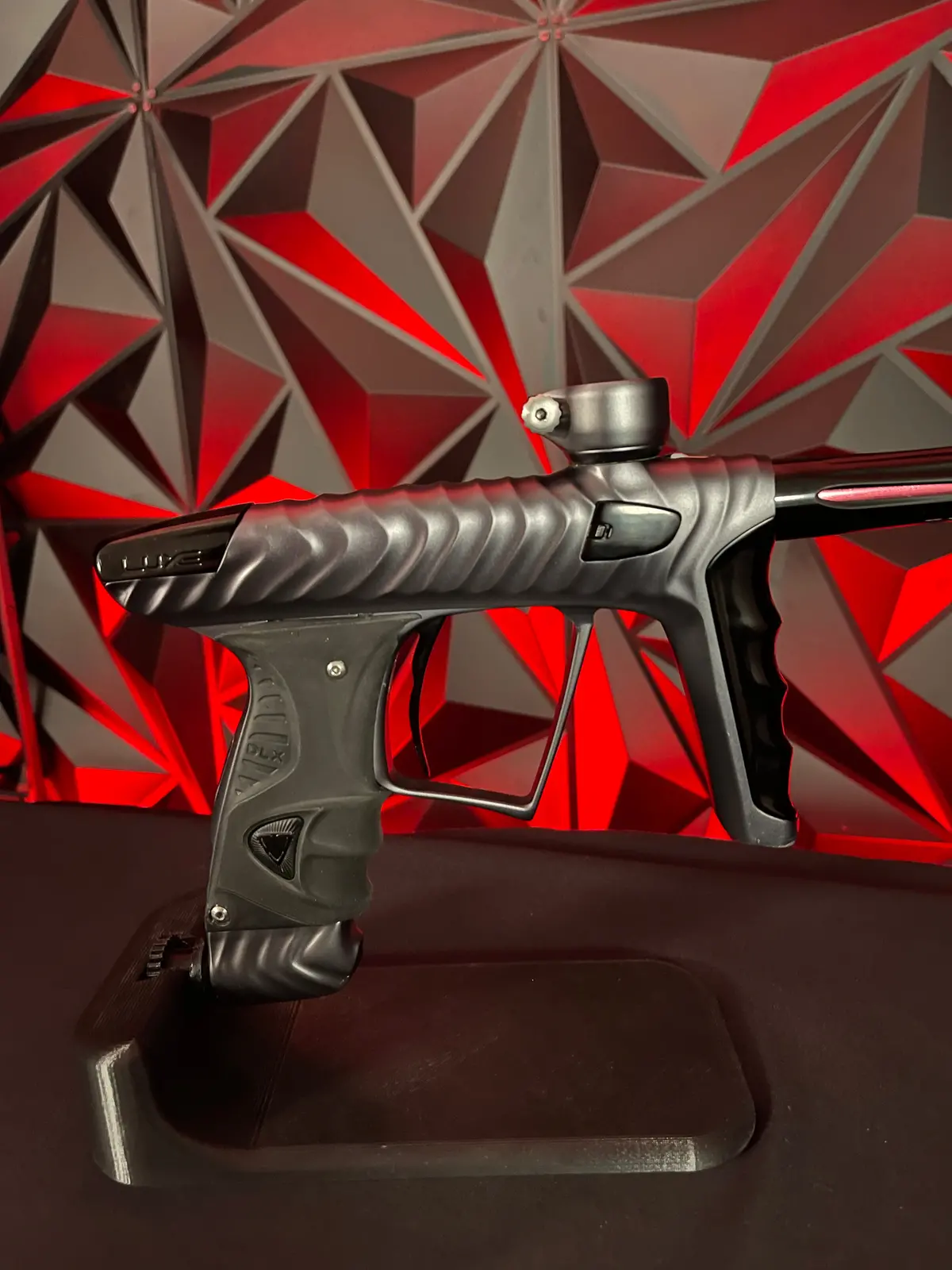 Used Dlx Luxe X/Hk Army Ripper Paintball Gun - Dust Pewter/ Polished Black 1