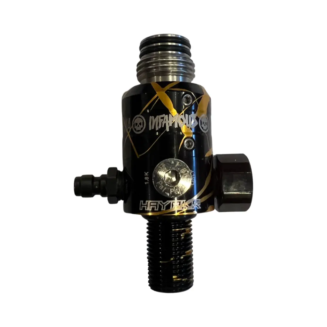 Powerhouse Tko Tank Regulator - Black/Gold Splash 1