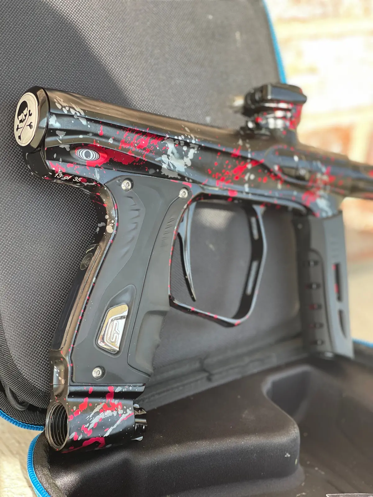 Used Shocker Xls Paintball Gun - Punishers Edition #13 1