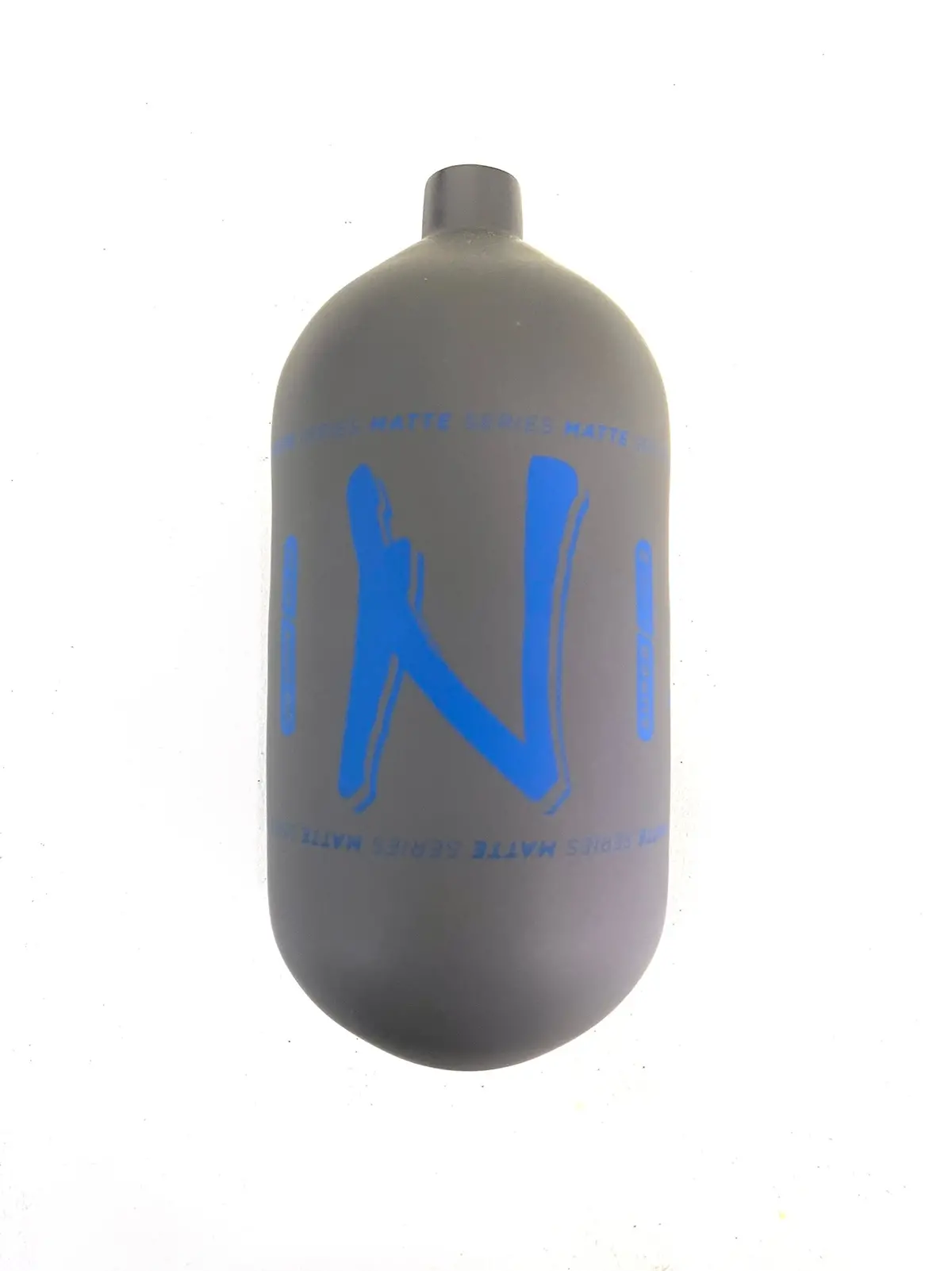 Ninja Sl2 77/4500 "Matte Series" Carbon Fiber Paintball Tank Bottle Only - Grey/Blue 1