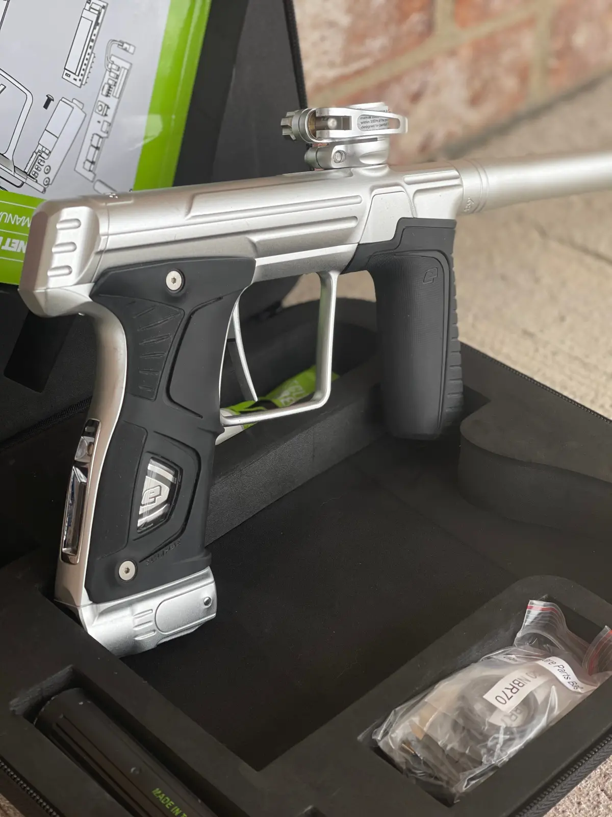 Used Planet Eclipse 170R Paintball Gun - Silver 1