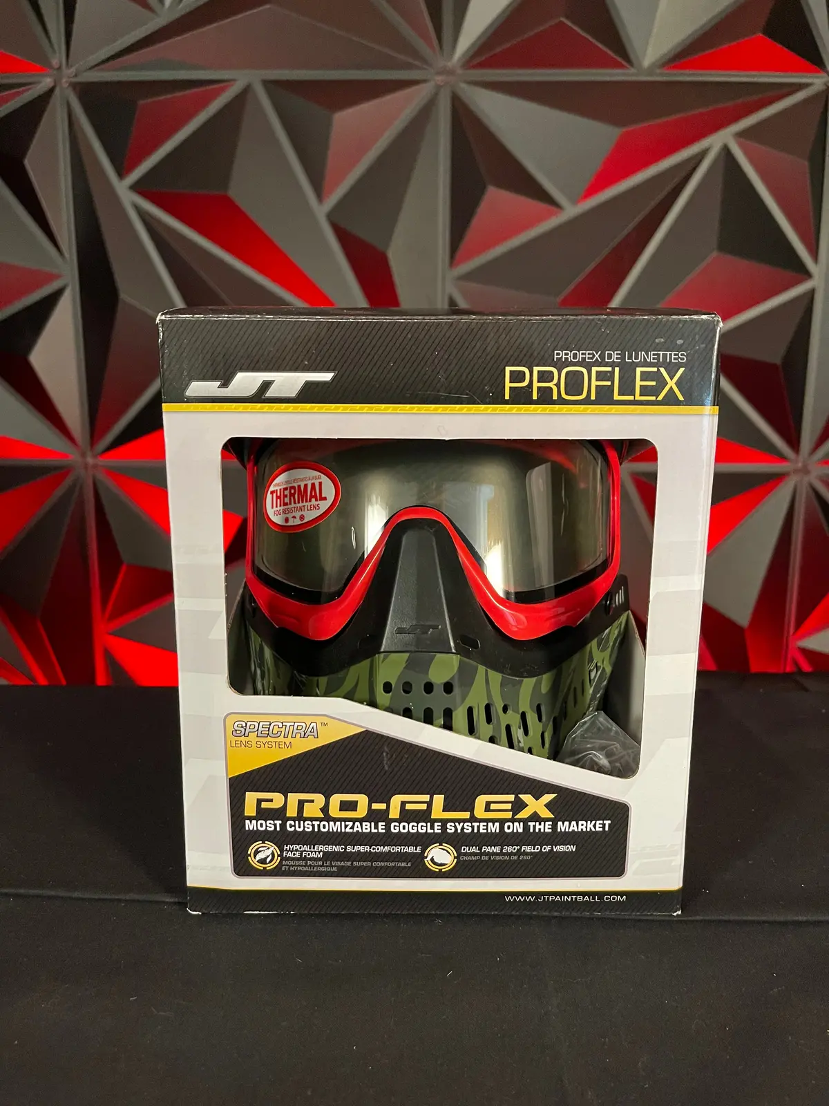 Used Jt Spectra Proflex Le Paintball Mask - Le Brimstone *Clear Lens Only* 1