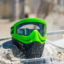 Jt Proflex X Thermal Paintball Mask - Lime Nose W/ Quick Change System 1