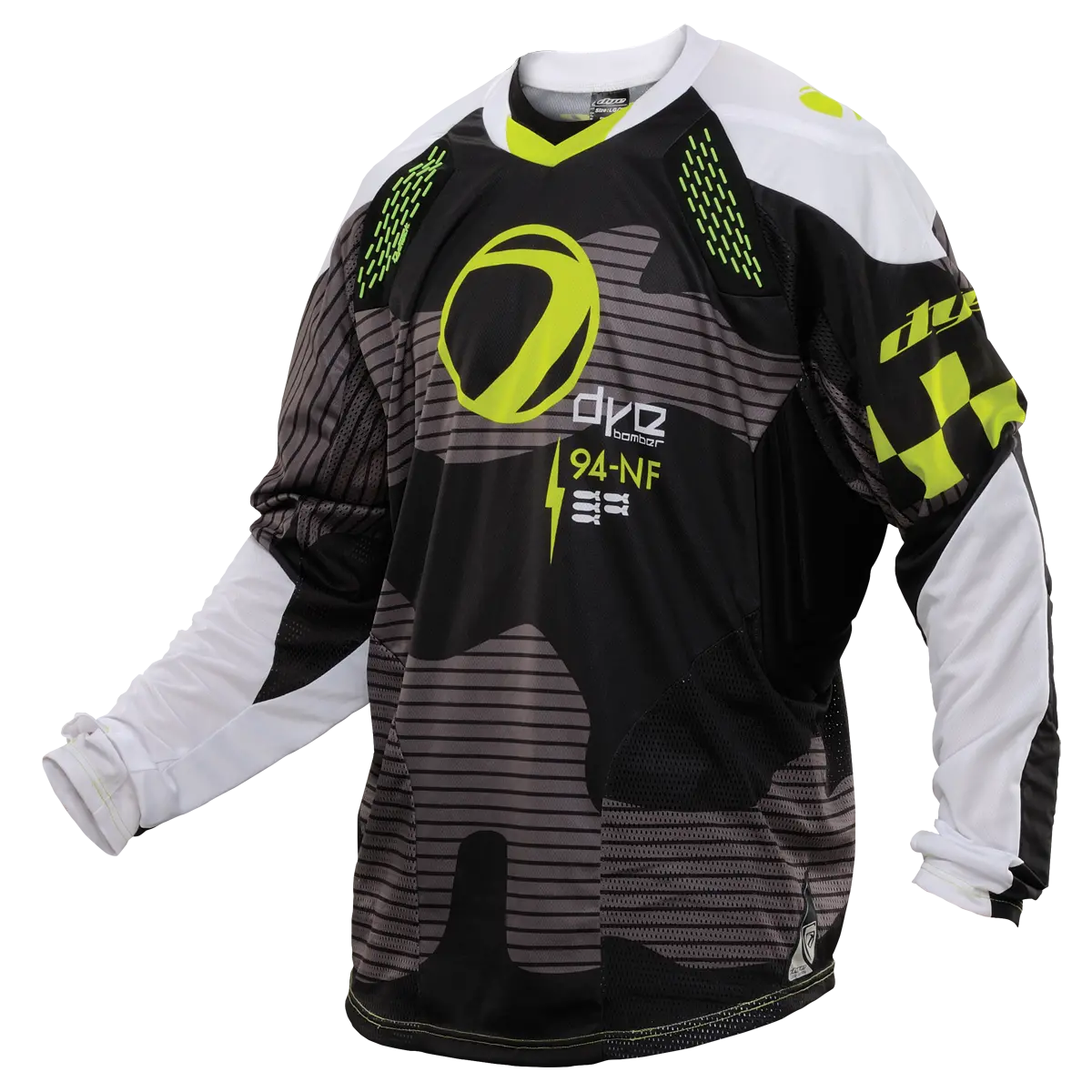 C14 Jersey - Bomber - Black / Lime 1