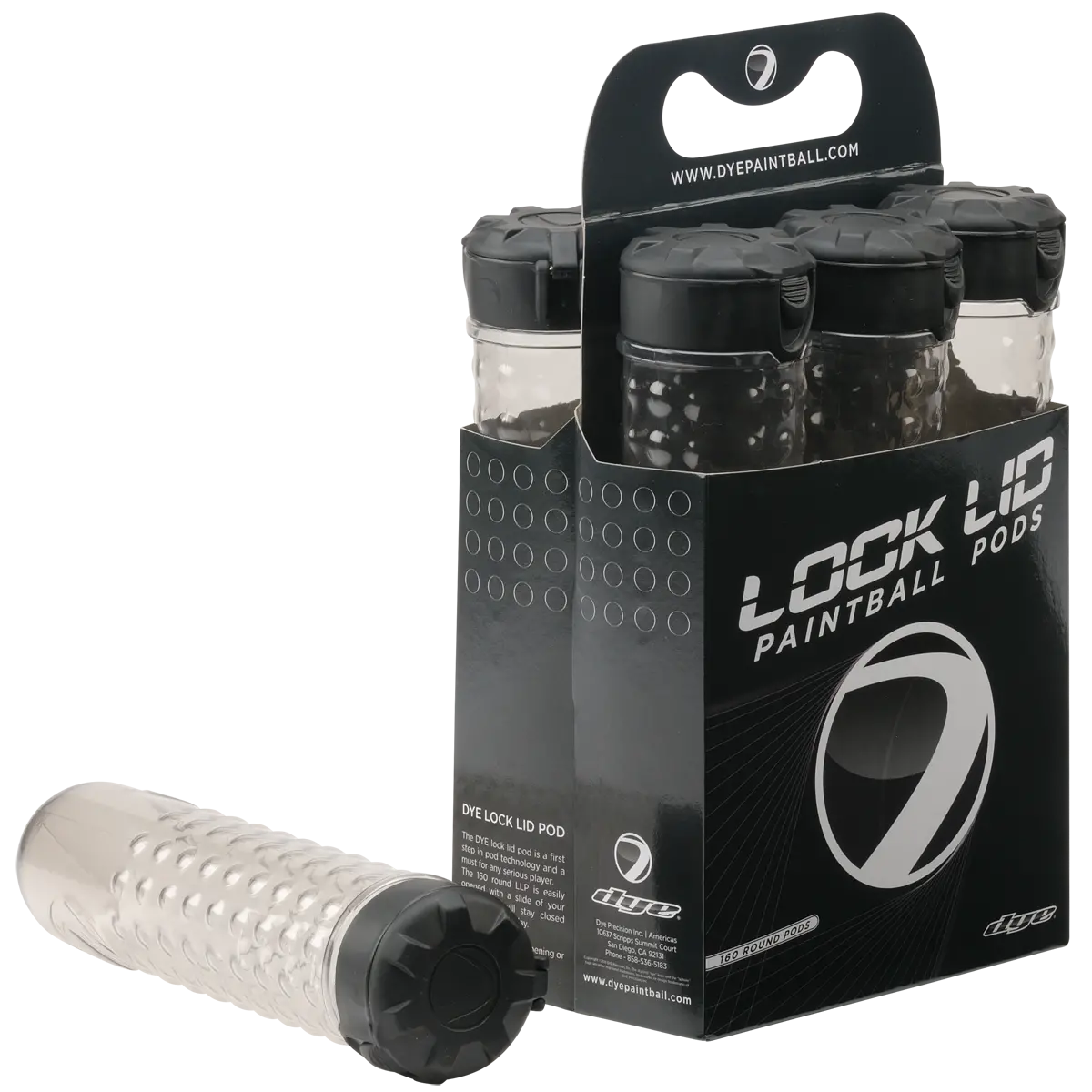 Dye Lock Lids 160Rd Pods 1