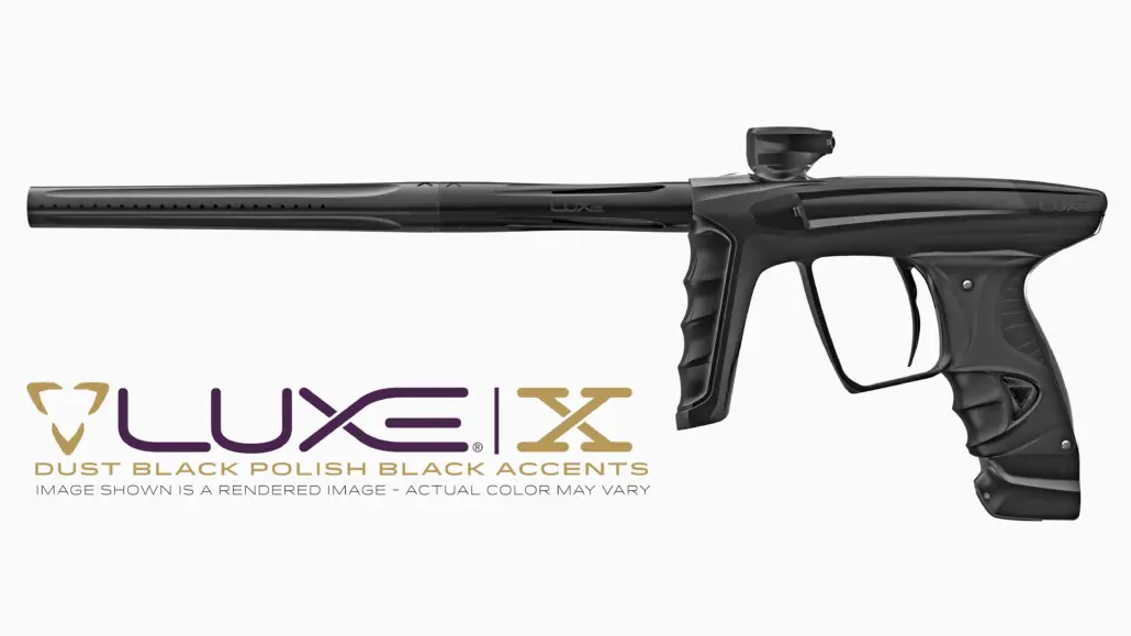 Dlx Luxe X Paintball Marker - Dust Black / Polished Black 1