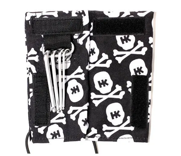 Magnum Barrel Condom - Black Skulls 1