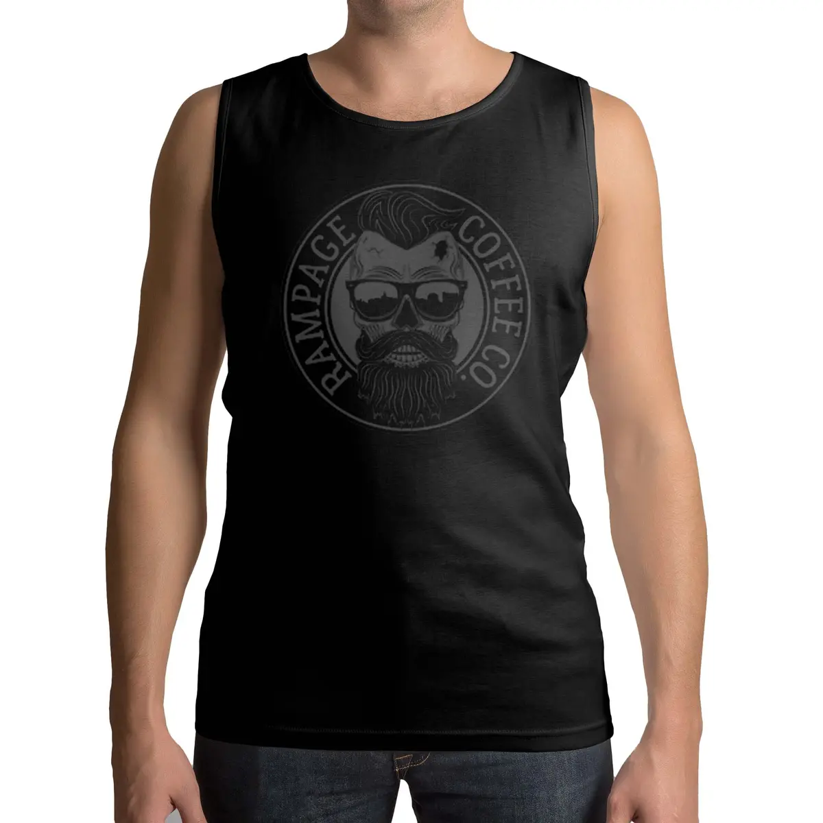 Men's Logo Tank | Rampage Coffee Co. 1