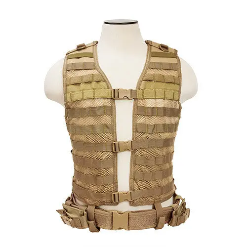 Ncstar Pals / Molle Tactical Vest - Tan 1