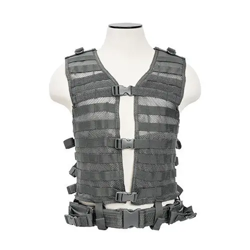 Ncstar Pals / Molle Tactical Vest - Urban Grey 1