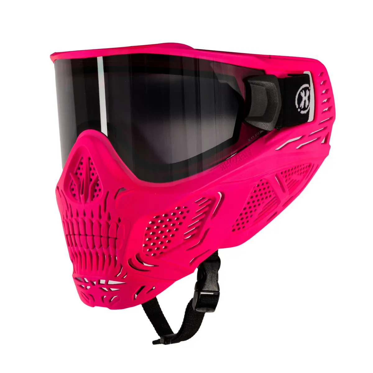 Hstl Skull Goggle - Neon Pink W/Smoke Lens 1